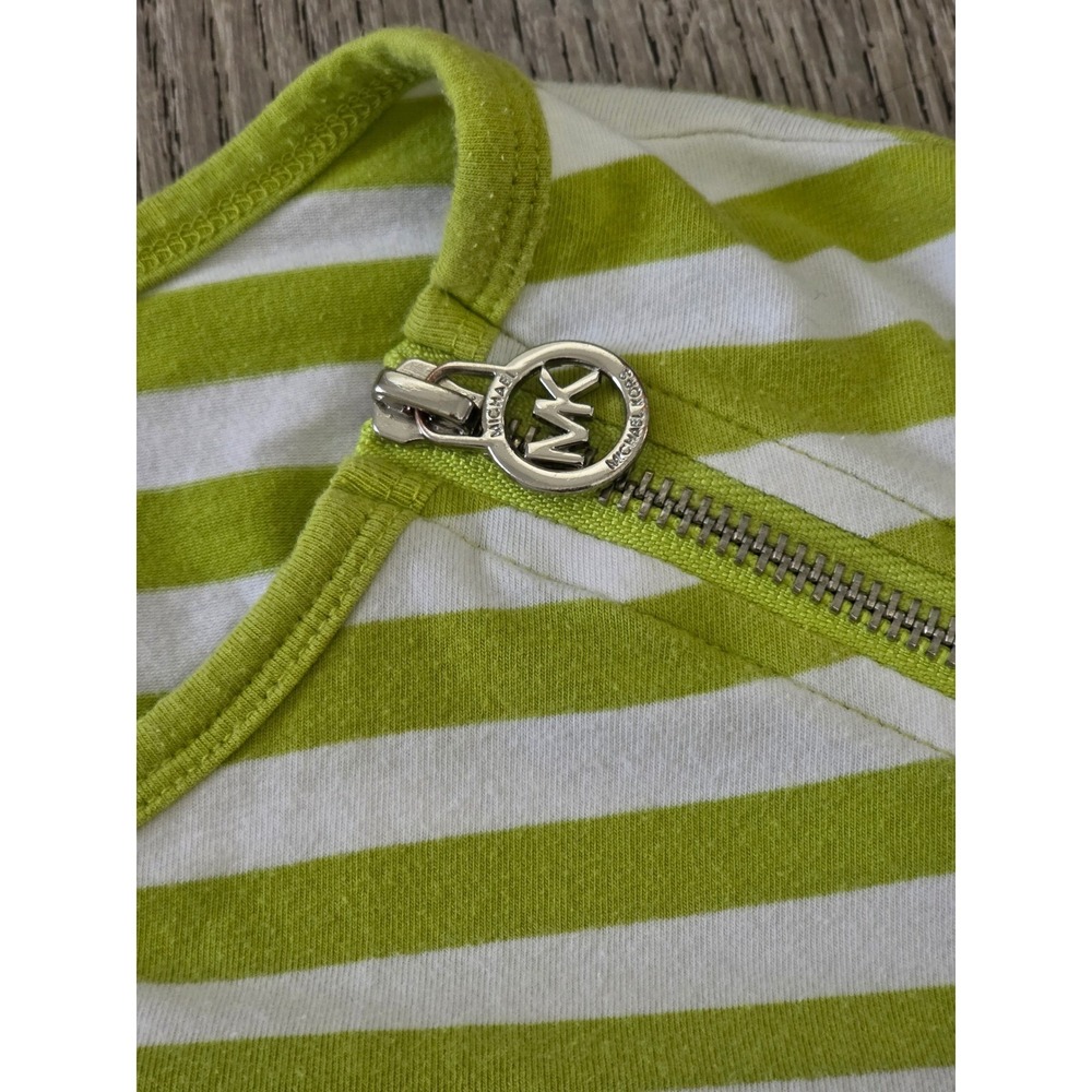 Michael Kors Striped Top Zipper Shoulder Size 1X - Picture 3 of 9